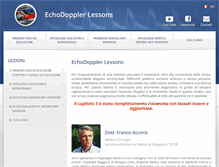 Tablet Screenshot of echodoppler-lessons.com